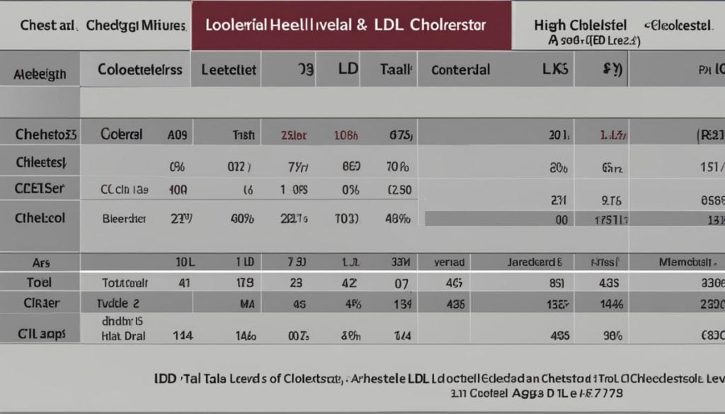 i̇deal kolesterol değerleri tablosu