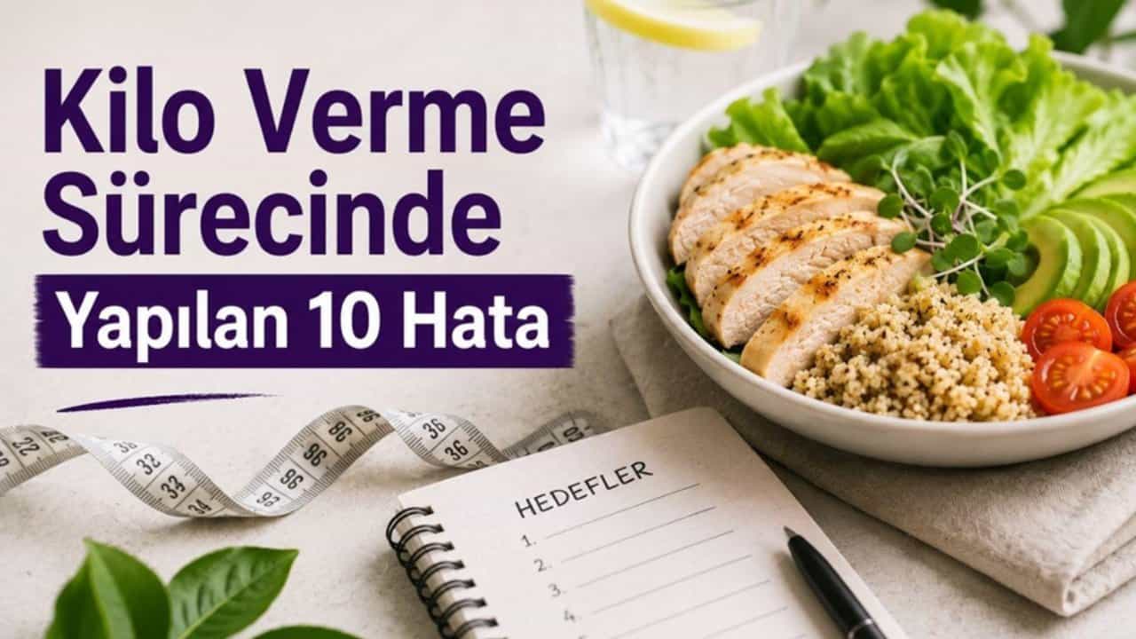 Kilo Verme Sürecinde Sık Yapılan 10 Hata öne çıkan görseli
